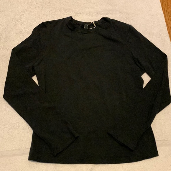 SKIMS Tops - SKIMS (Soot-M) COTTON JERSEY LONG SLEEVE T-SHIRT-NWT